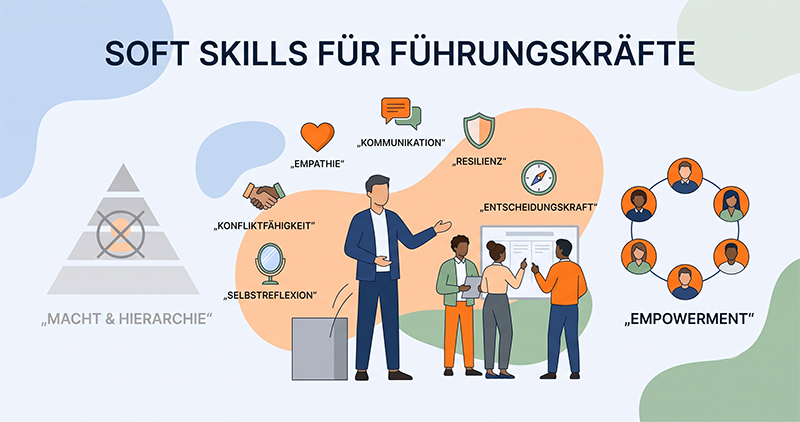 Soft Skills für Führungskräfte: Empowerment statt Macht – Empathie, Kommunikation und Resilienz als Fundament echter Führungsqualitäten